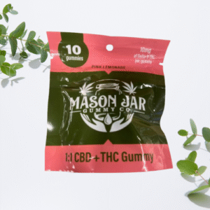 Mason Jar – Pink Lemonade (1:1 CBD + THC Gummy)