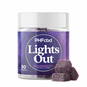 Delta 9 THC Lights Out Sleep Gummies